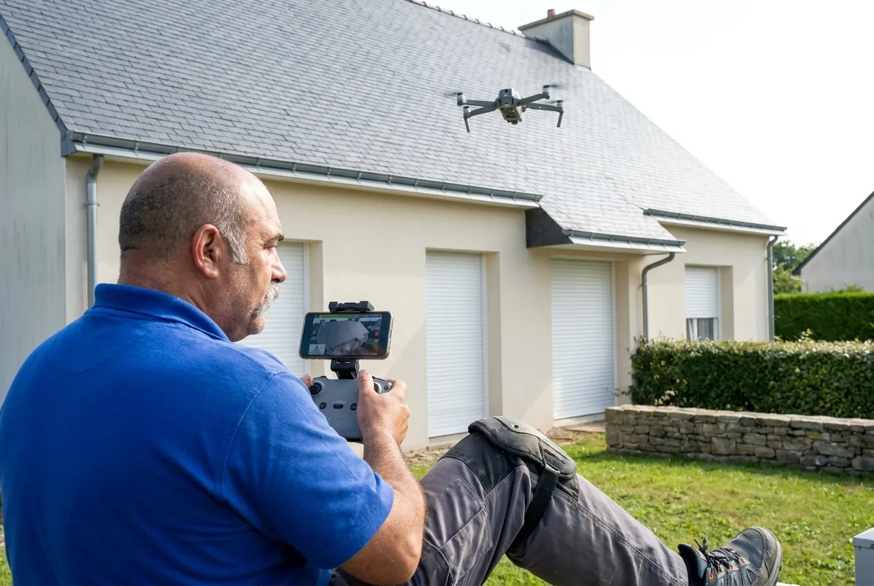 Diagnostic toiture par drone