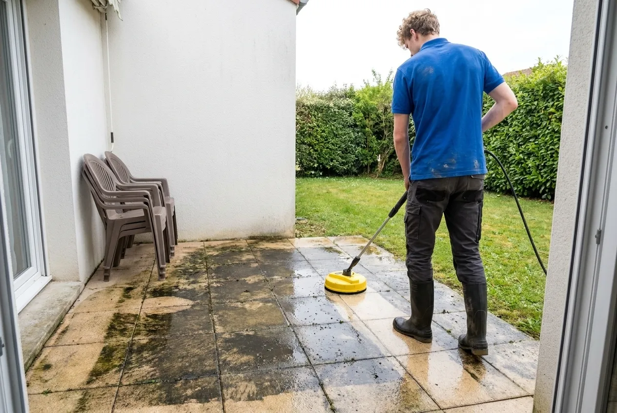 Nettoyage de terrasse et extérieurs